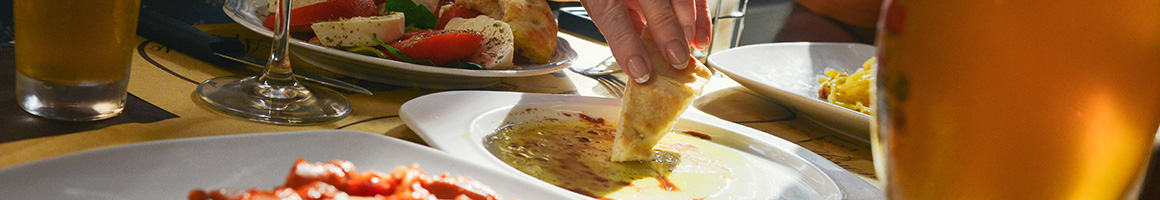 Eating Fast Food Cafe at Anna Maria Island Beach Cafe restaurant in Holmes Beach, FL.